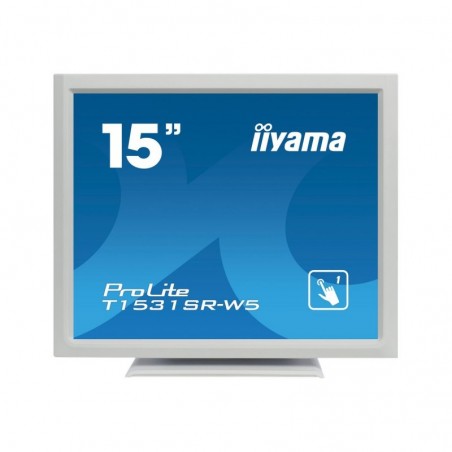 IIYAMA T1531SR-W5 Monitor IIyama T1531SR-W5 15inch, TN touchscreen, 1024x768, D-Sub/DVI, głośniki IIYAMA T1531SR-W5 Monitor IIyama T1531SR-W5 15inch, TN touchscreen, 1024x768, D-Sub/DVI, głośniki