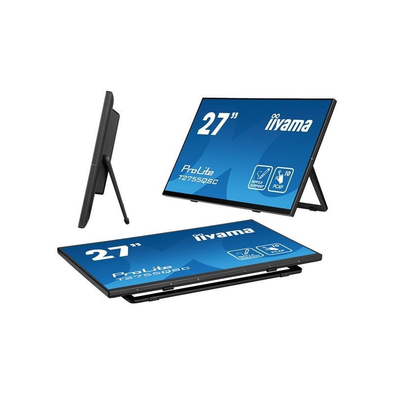 IIYAMA T2755QSC-B1 27inch LCD Bonded Projective Capacitive Bezel Free 10-Points Touch Screen 2560x1440 IPS panel IIYAMA T2755QSC-B1 27inch LCD Bonded Projective Capacitive Bezel Free 10-Points Touch Screen 2560x1440 IPS panel