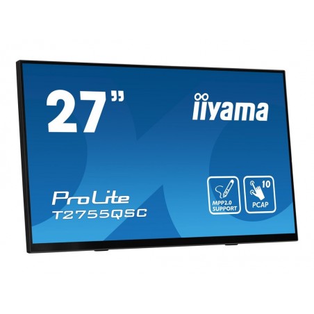 IIYAMA T2755QSC-B1 27inch LCD Bonded Projective Capacitive Bezel Free 10-Points Touch Screen 2560x1440 IPS panel IIYAMA T2755QSC-B1 27inch LCD Bonded Projective Capacitive Bezel Free 10-Points Touch Screen 2560x1440 IPS panel