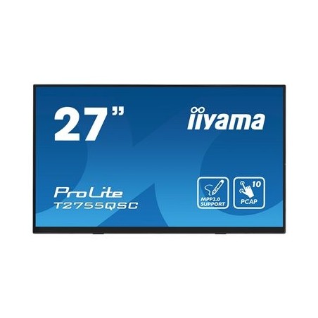 IIYAMA T2755QSC-B1 27inch LCD Bonded Projective Capacitive Bezel Free 10-Points Touch Screen 2560x1440 IPS panel IIYAMA T2755QSC-B1 27inch LCD Bonded Projective Capacitive Bezel Free 10-Points Touch Screen 2560x1440 IPS panel