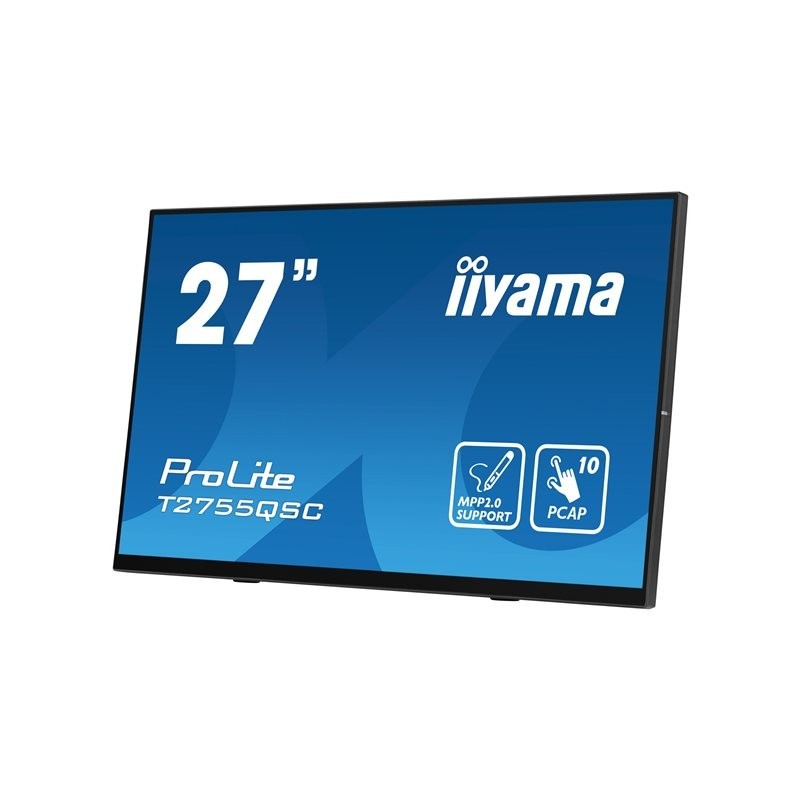 IIYAMA T2755QSC-B1 27inch LCD Bonded Projective Capacitive Bezel Free 10-Points Touch Screen 2560x1440 IPS panel IIYAMA T2755QSC-B1 27inch LCD Bonded Projective Capacitive Bezel Free 10-Points Touch Screen 2560x1440 IPS panel