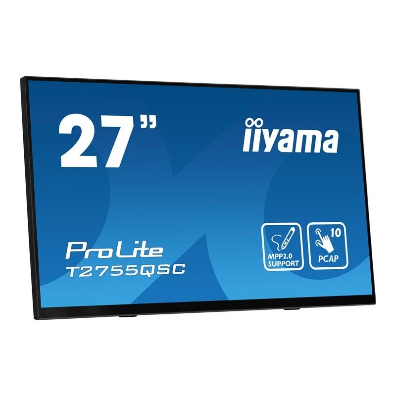 IIYAMA T2755QSC-B1 27inch LCD Bonded Projective Capacitive Bezel Free 10-Points Touch Screen 2560x1440 IPS panel IIYAMA T2755QSC-B1 27inch LCD Bonded Projective Capacitive Bezel Free 10-Points Touch Screen 2560x1440 IPS panel