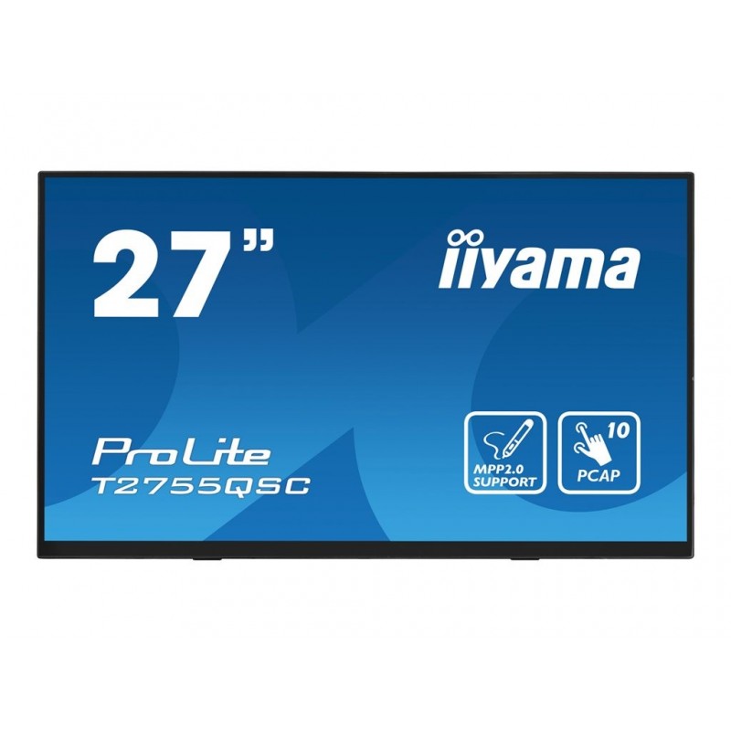 IIYAMA T2755QSC-B1 27inch LCD Bonded Projective Capacitive Bezel Free 10-Points Touch Screen 2560x1440 IPS panel IIYAMA T2755QSC-B1 27inch LCD Bonded Projective Capacitive Bezel Free 10-Points Touch Screen 2560x1440 IPS panel