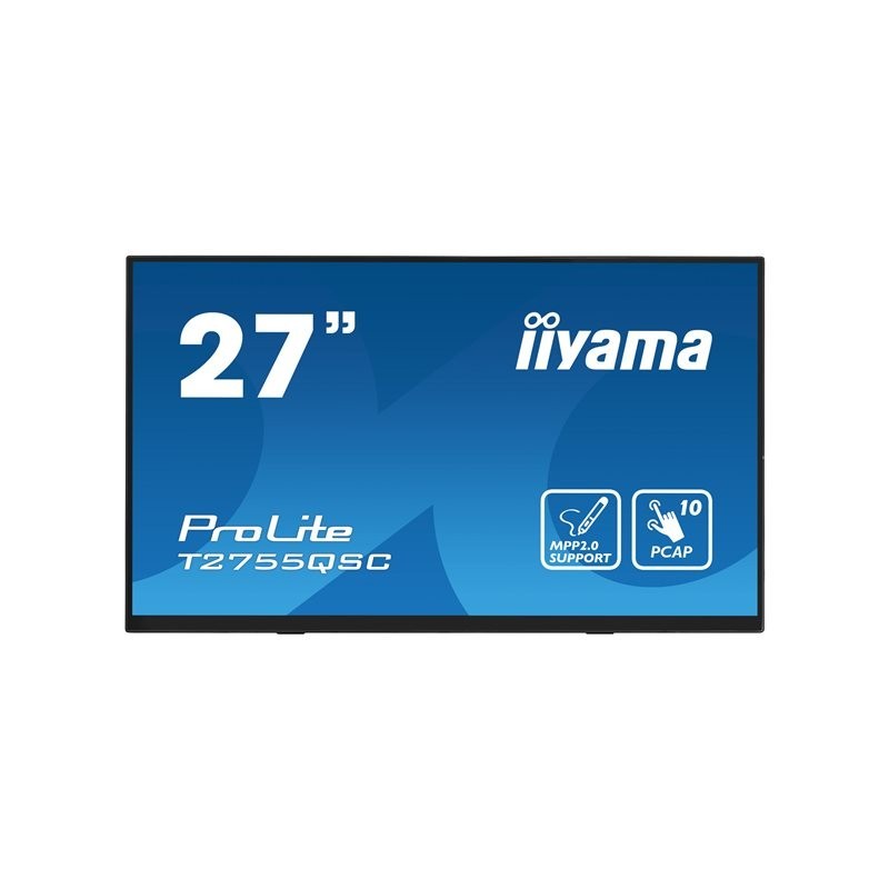 IIYAMA T2755QSC-B1 27inch LCD Bonded Projective Capacitive Bezel Free 10-Points Touch Screen 2560x1440 IPS panel IIYAMA T2755QSC-B1 27inch LCD Bonded Projective Capacitive Bezel Free 10-Points Touch Screen 2560x1440 IPS panel