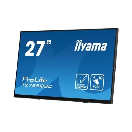 IIYAMA T2755QSC-B1 27inch LCD Bonded Projective Capacitive Bezel Free 10-Points Touch Screen 2560x1440 IPS panel IIYAMA T2755QSC-B1 27inch LCD Bonded Projective Capacitive Bezel Free 10-Points Touch Screen 2560x1440 IPS panel