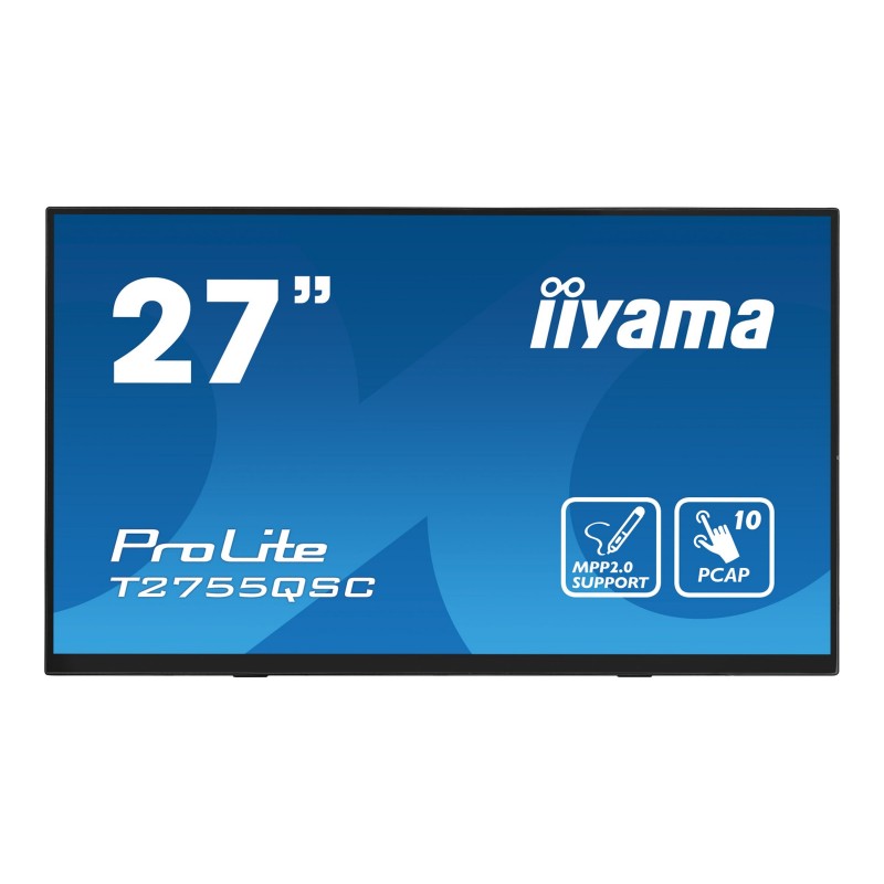 IIYAMA T2755QSC-B1 27inch LCD Bonded Projective Capacitive Bezel Free 10-Points Touch Screen 2560x1440 IPS panel IIYAMA T2755QSC-B1 27inch LCD Bonded Projective Capacitive Bezel Free 10-Points Touch Screen 2560x1440 IPS panel