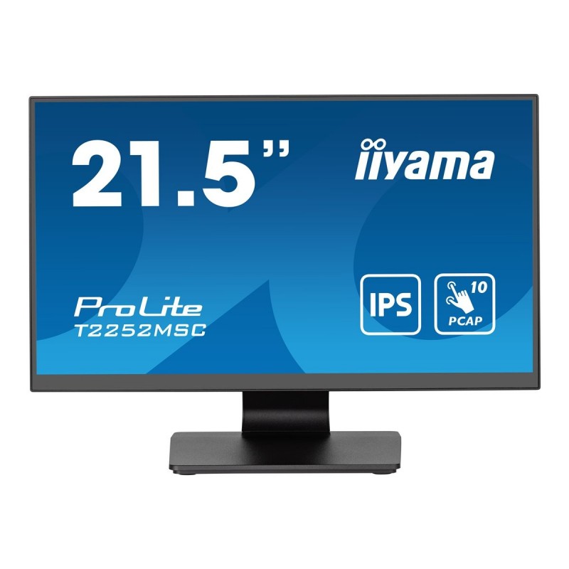 IIYAMA T2252MSC-B2AG 21.5inch IPS Bonded PCAP 10P Touch with AG and Anti-Finger print coating 1920x1080 Flat Bezel IIYAMA T2252MSC-B2AG 21.5inch IPS Bonded PCAP 10P Touch with AG and Anti-Finger print coating 1920x1080 Flat Bezel