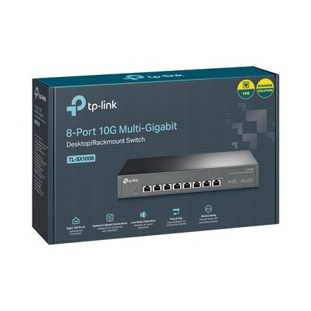 TP-LINK TL-SX1008 10GE Unmanaged Switch (P) TP-LINK TL-SX1008 10GE Unmanaged Switch (P)