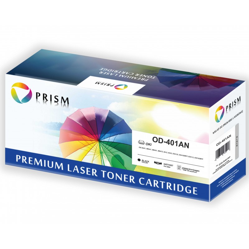 PRISM Oki Bęben B401/B411/B431/MB472 Black 100% 25k Uniwersalny B412/B432