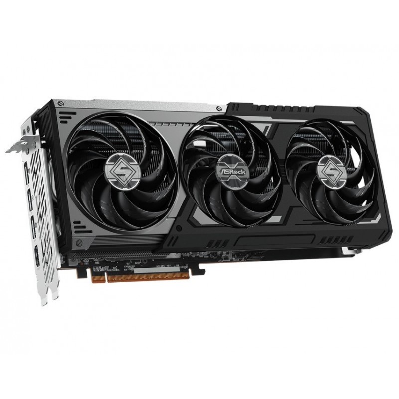 Karta graficzna RX 9070 XT STEEL LEGEND DARK 16GB GDDR6 256bit 3DP/HDMI  Karta graficzna RX 9070 XT STEEL LEGEND DARK 16GB GDDR6 256bit 3DP/HDMI