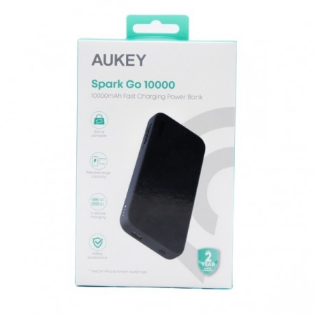 PB-Y46 Power Bank | 10000 mAh | 15W | 2xUSB | LED | kabel USB-C PB-Y46 Power Bank | 10000 mAh | 15W | 2xUSB | LED | kabel USB-C