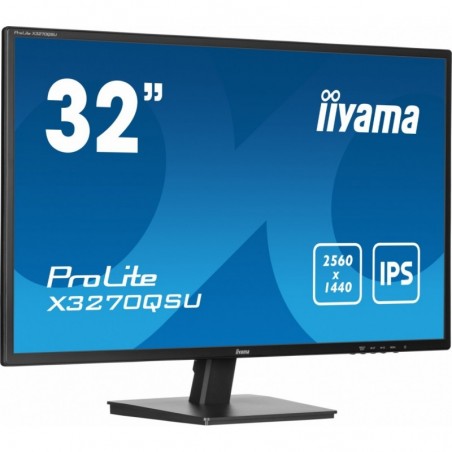 Monitor 32 cale X3270QSU-B1 IPS,WQHD,HDMI,DP,100Hz,250cd,3ms,2x2W, 3xUSB(3.2),FlickerFree,VESA Monitor 32 cale X3270QSU-B1 IPS,WQHD,HDMI,DP,100Hz,250cd,3ms,2x2W, 3xUSB(3.2),FlickerFree,VESA
