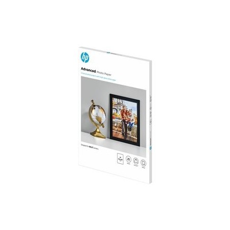 HP Q5456A Advanced glossy photo paper inkjet 250g/m2 A4 25 sheets 1-pack HP Q5456A Advanced glossy photo paper inkjet 250g/m2 A4 25 sheets 1-pack