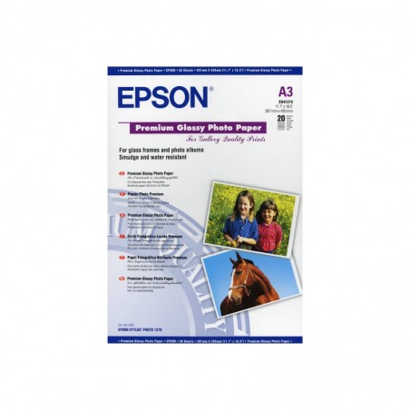 EPSON C13S041315 Papier Epson Premium Glossy photo 255g A3 20ark EPSON C13S041315 Papier Epson Premium Glossy photo 255g A3 20ark