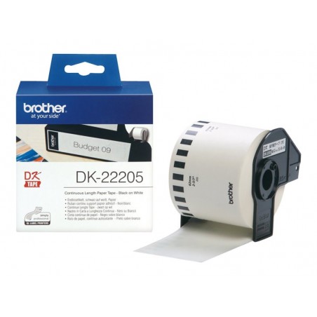 BROTHER DK22205 Taśma Brother Continuous Paper Tape 62mm x 30.48m BROTHER DK22205 Taśma Brother Continuous Paper Tape 62mm x 30.48m