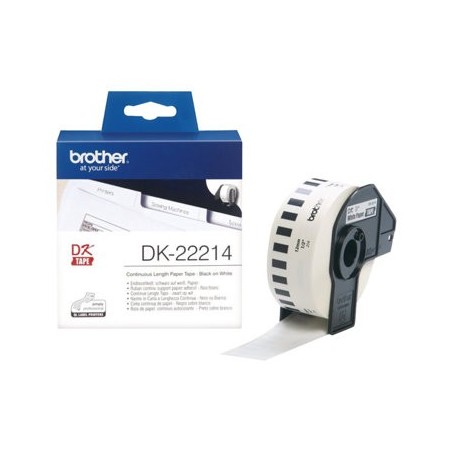 BROTHER DK22214 Taśma Brother Continuous Paper Tape 12mm x 30.48m BROTHER DK22214 Taśma Brother Continuous Paper Tape 12mm x 30.48m