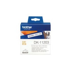 BROTHER DK11203 Etykieta foliowa na segregatory Brother 17mm x 87mm 300 szt. BROTHER DK11203 Etykieta foliowa na segregatory Brother 17mm x 87mm 300 szt.