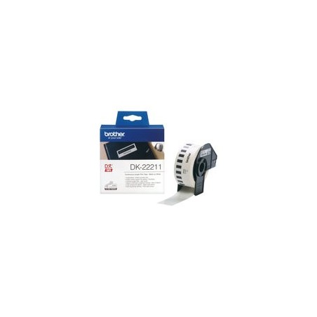 BROTHER DK22211 Taśma Brother Film White Film tape 29mm BROTHER DK22211 Taśma Brother Film White Film tape 29mm