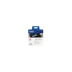 BROTHER DK22211 Taśma Brother Film White Film tape 29mm BROTHER DK22211 Taśma Brother Film White Film tape 29mm