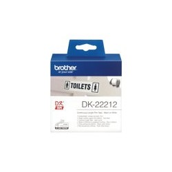 BROTHER DK22212 Taśma Brother Film White Film tape 62mm BROTHER DK22212 Taśma Brother Film White Film tape 62mm