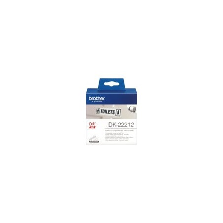 BROTHER DK22212 Taśma Brother Film White Film tape 62mm BROTHER DK22212 Taśma Brother Film White Film tape 62mm