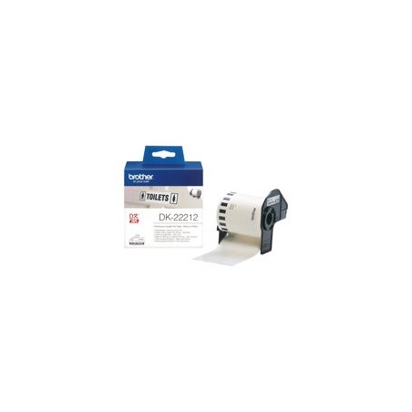 BROTHER DK22212 Taśma Brother Film White Film tape 62mm BROTHER DK22212 Taśma Brother Film White Film tape 62mm