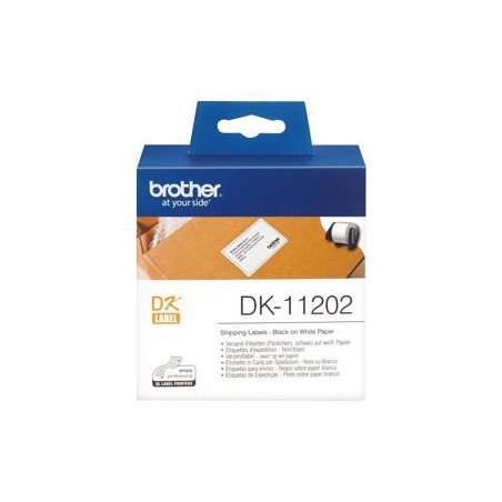 BROTHER DK11202 Etykieta dostawcza Brother 62mm x 100mm 300 szt. BROTHER DK11202 Etykieta dostawcza Brother 62mm x 100mm 300 szt.