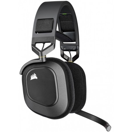 Słuchawki bezprzewodowe HS80 RGB Carbon Słuchawki bezprzewodowe HS80 RGB Carbon