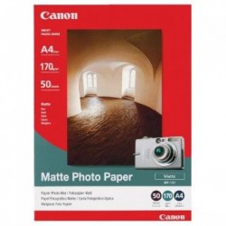Canon Matte Photo Paper, MP-101 A4, foto papier, matowy, 7981A005, biały, A4, 170 g/m2, 50 szt., atrament Canon Matte Photo Paper, MP-101 A4, foto papier, matowy, 7981A005, biały, A4, 170 g/m2, 50 szt., atrament