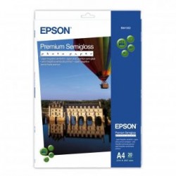 Epson Premium Semigloss Photo, C13S041332, foto papier, półpołysk, biały, Stylus Photo 880, 2100, A4, 251 g/m2, 20 szt., atr Epson Premium Semigloss Photo, C13S041332, foto papier, półpołysk, biały, Stylus Photo 880, 2100, A4, 251 g/m2, 20 szt., atr