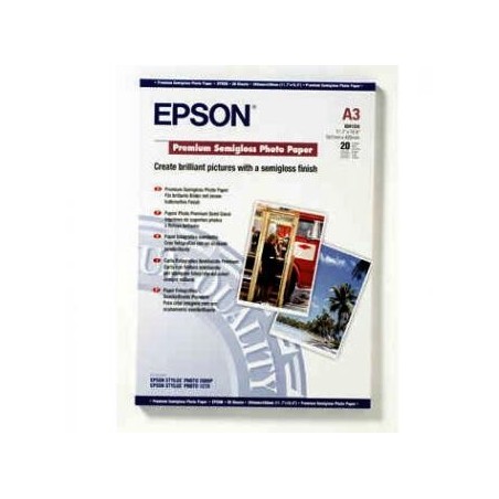 Epson Premium Semigloss Photo, C13S041334, foto papier, półpołysk, biały, Stylus Photo 1290, 2100, A3, 251 g/m2, 20 szt., at Epson Premium Semigloss Photo, C13S041334, foto papier, półpołysk, biały, Stylus Photo 1290, 2100, A3, 251 g/m2, 20 szt., at