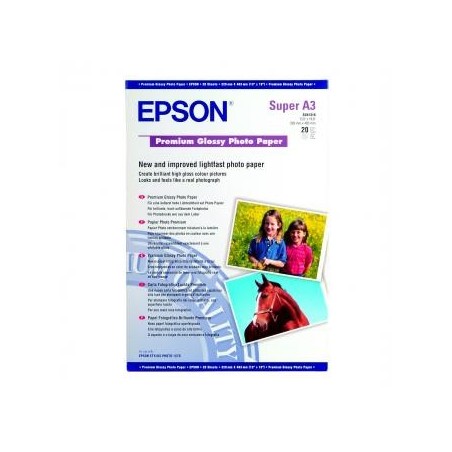 Epson Premium Glossy Photo Pa, C13S041316, foto papier, połysk, biały, Stylus Photo 890, 895, 1270, 2100, A3+, 255 g/m2, 20 sz Epson Premium Glossy Photo Pa, C13S041316, foto papier, połysk, biały, Stylus Photo 890, 895, 1270, 2100, A3+, 255 g/m2, 20 sz