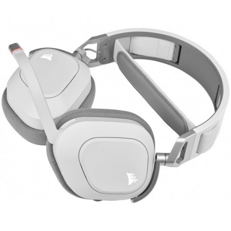 Słuchawki bezprzewodowe HS80 RGB Gaming Spatial Audio białe Słuchawki bezprzewodowe HS80 RGB Gaming Spatial Audio białe
