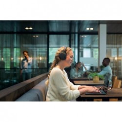 Słuchawki bezprzewodowe TAH8506BK Bluetooth czarne Słuchawki bezprzewodowe TAH8506BK Bluetooth czarne