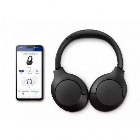 Słuchawki bezprzewodowe TAH8506BK Bluetooth czarne Słuchawki bezprzewodowe TAH8506BK Bluetooth czarne