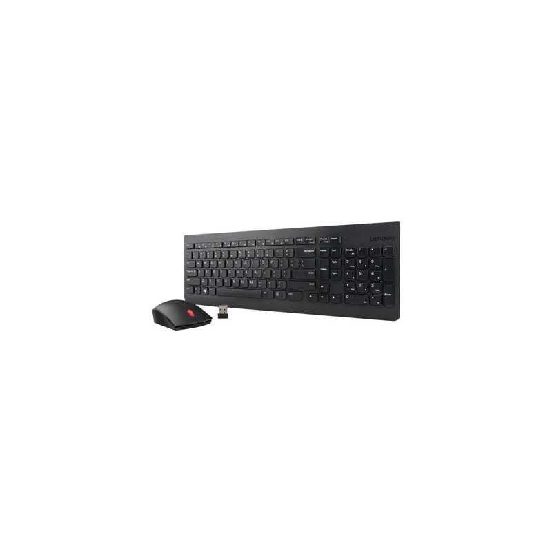 LENOVO 4X30M39497 Lenovo Essential Wireless Keyboard and Mouse Combo U.S. English with Euro symbol LENOVO 4X30M39497 Lenovo Essential Wireless Keyboard and Mouse Combo U.S. English with Euro symbol