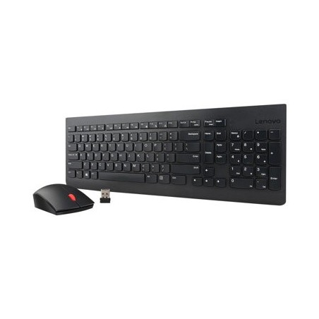 LENOVO 4X30M39497 Lenovo Essential Wireless Keyboard and Mouse Combo U.S. English with Euro symbol LENOVO 4X30M39497 Lenovo Essential Wireless Keyboard and Mouse Combo U.S. English with Euro symbol