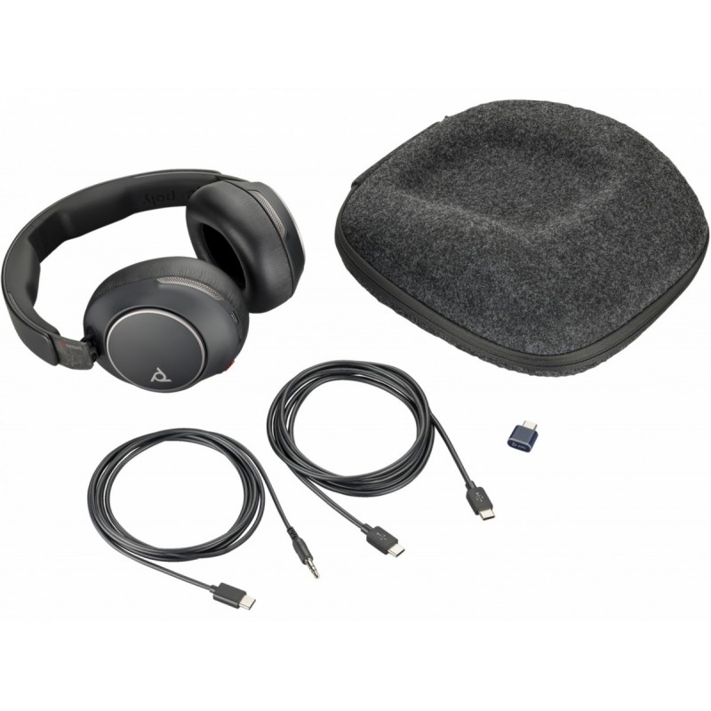 Słuchawki Voyager Surround 80 UC USB-C Headset USB-C/A Adapter 8G7T9A  Słuchawki Voyager Surround 80 UC USB-C Headset USB-C/A Adapter 8G7T9A
