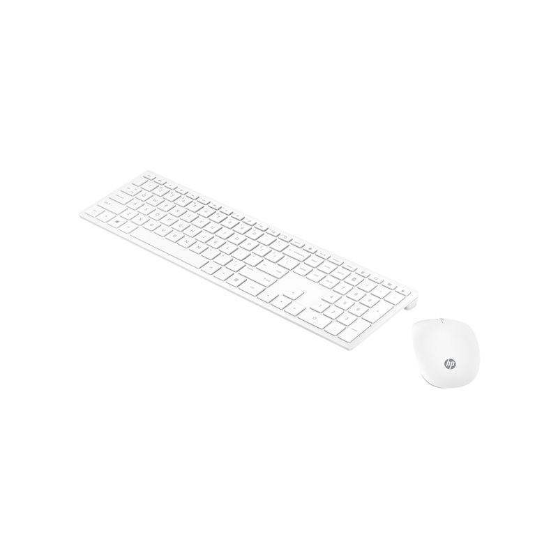 HP Zestaw bezprzewodowy myszy i klawiatury Pavilion 800 - biały 4CF00AA