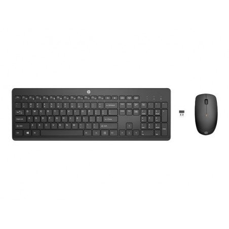 HP Zestaw bezprzewodowy myszy i klawiatury 230 - czarny 18H24AA HP Zestaw bezprzewodowy myszy i klawiatury 230 - czarny 18H24AA