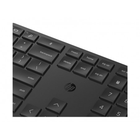 HP Zestaw bezprzewodowy myszy i klawiatury 650 - czarny 4R013AA HP Zestaw bezprzewodowy myszy i klawiatury 650 - czarny 4R013AA