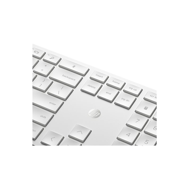 HP 650 Zestaw bezprzewodowy myszy i klawiatury biały