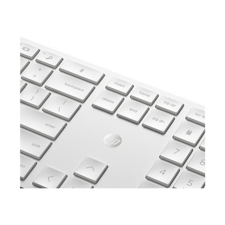 HP 650 Zestaw bezprzewodowy myszy i klawiatury biały HP 650 Zestaw bezprzewodowy myszy i klawiatury biały