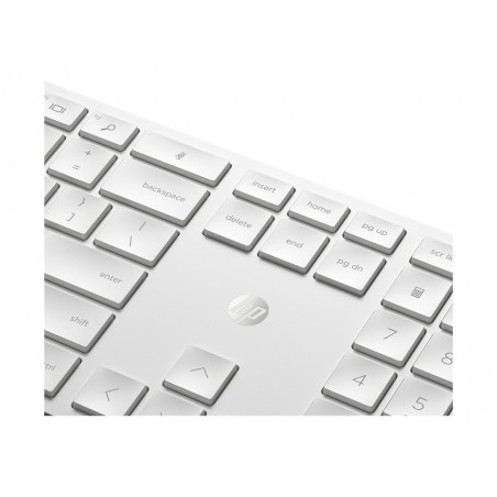 HP 650 Zestaw bezprzewodowy myszy i klawiatury biały HP 650 Zestaw bezprzewodowy myszy i klawiatury biały