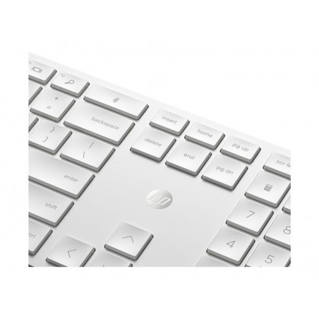 HP 650 Zestaw bezprzewodowy myszy i klawiatury biały HP 650 Zestaw bezprzewodowy myszy i klawiatury biały