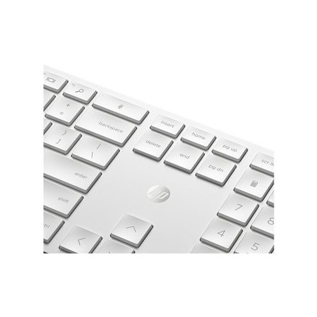 HP 650 Zestaw bezprzewodowy myszy i klawiatury biały HP 650 Zestaw bezprzewodowy myszy i klawiatury biały