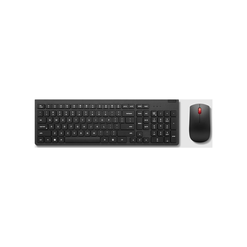 LENOVO Essential Wireless Combo Keyboard & Mouse Gen2 Black US Euro 103P LENOVO Essential Wireless Combo Keyboard & Mouse Gen2 Black US Euro 103P