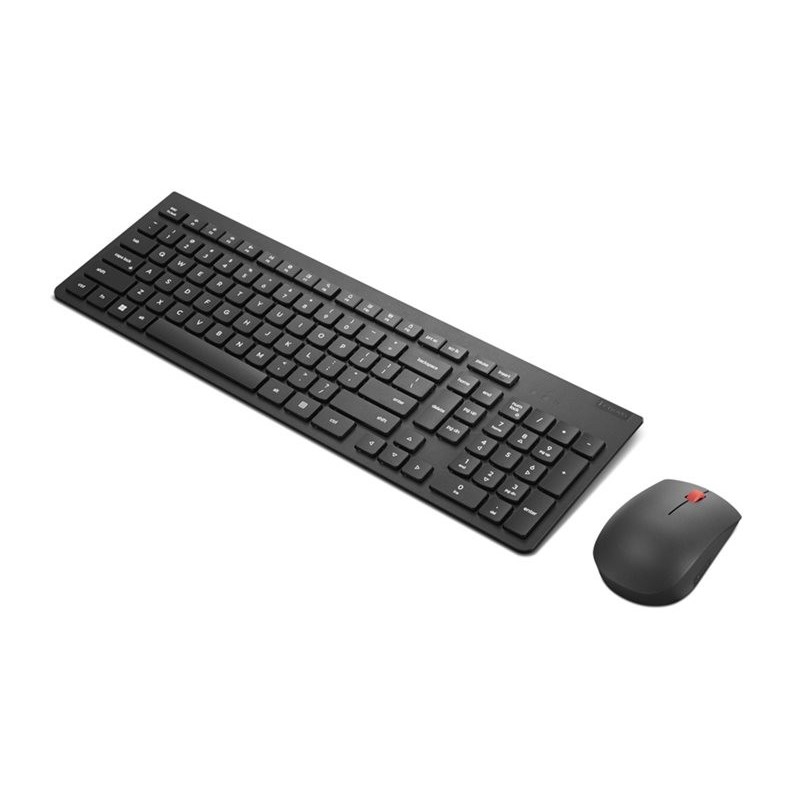 LENOVO Essential Wireless Combo Keyboard & Mouse Gen2 Black US English 103P LENOVO Essential Wireless Combo Keyboard & Mouse Gen2 Black US English 103P