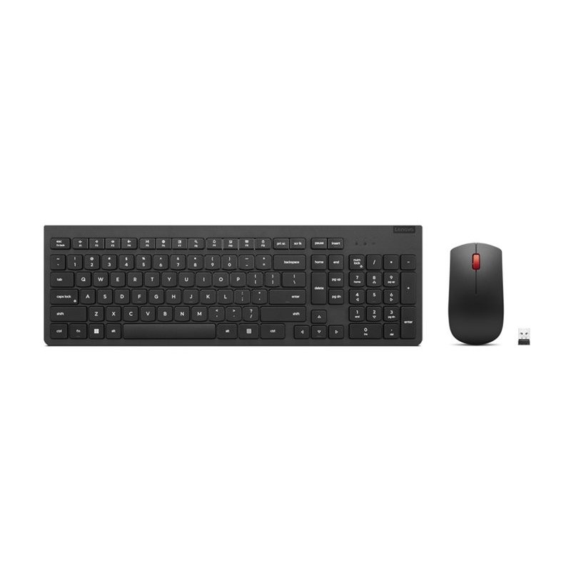 LENOVO Essential Wireless Combo Keyboard & Mouse Gen2 Black US English 103P LENOVO Essential Wireless Combo Keyboard & Mouse Gen2 Black US English 103P