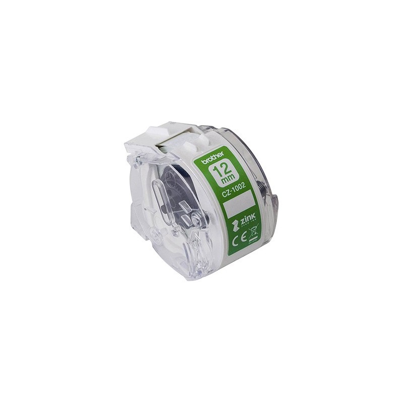 Brother taśma papierowa 12mm x 5m, biała, CZ1002, do drukarki VC-500W